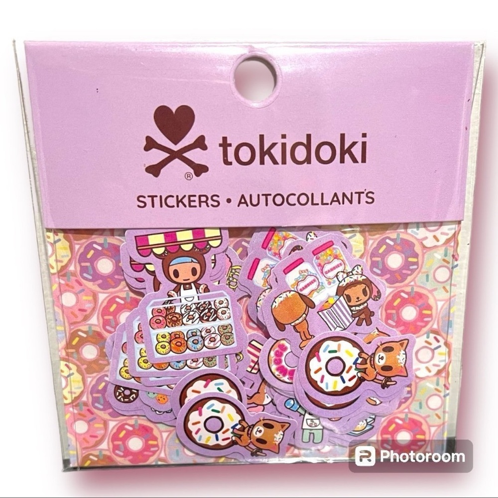 Tokidoki Sweet Shop Sticker Flakes-Purple